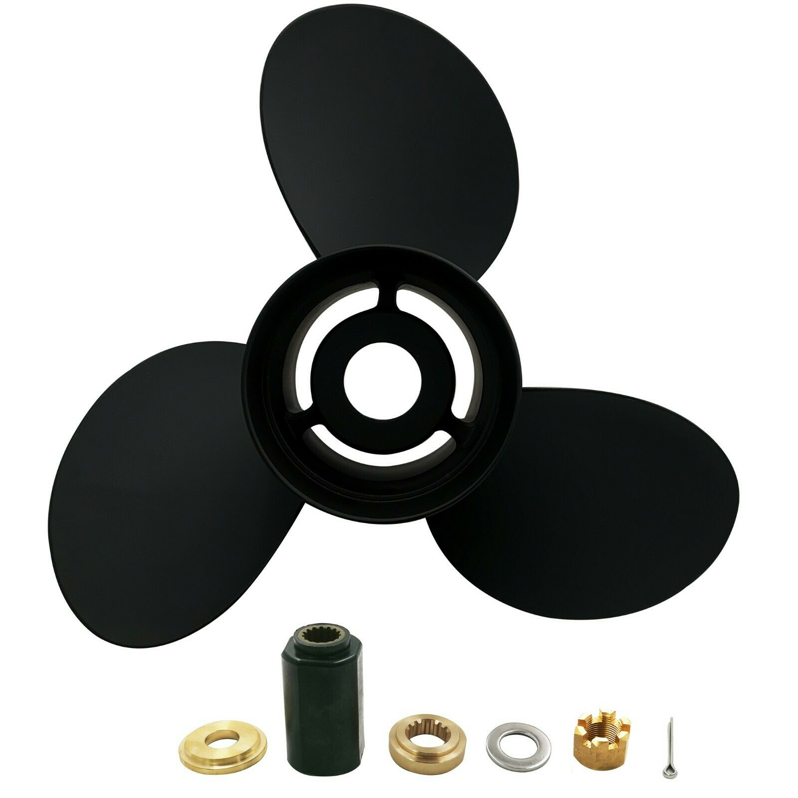 13.75 x 13 Aluminum Propeller For Tohatsu Nissan Outboard Engine 3HKB64527-0