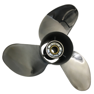 15 1/2 x 17 LH Stainless Steel Propeller For Yamaha Outboard Engine 6CF-45978-20-00